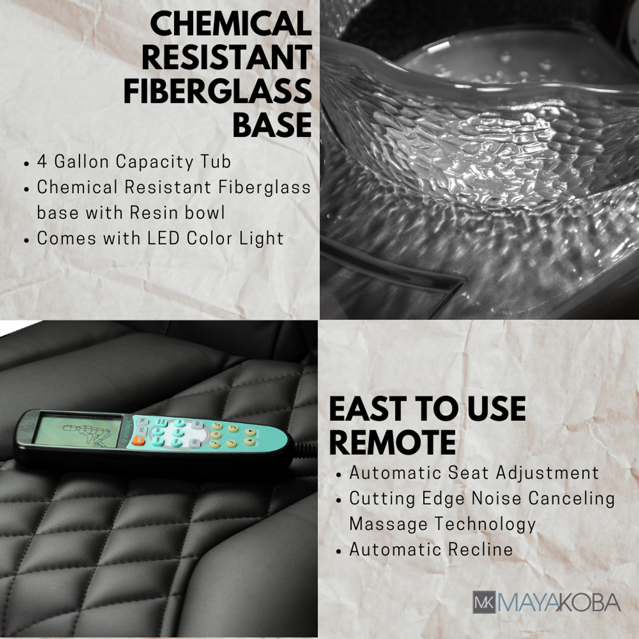 Spa de pedicura Viggo II con sillón EX-R de Mayakoba