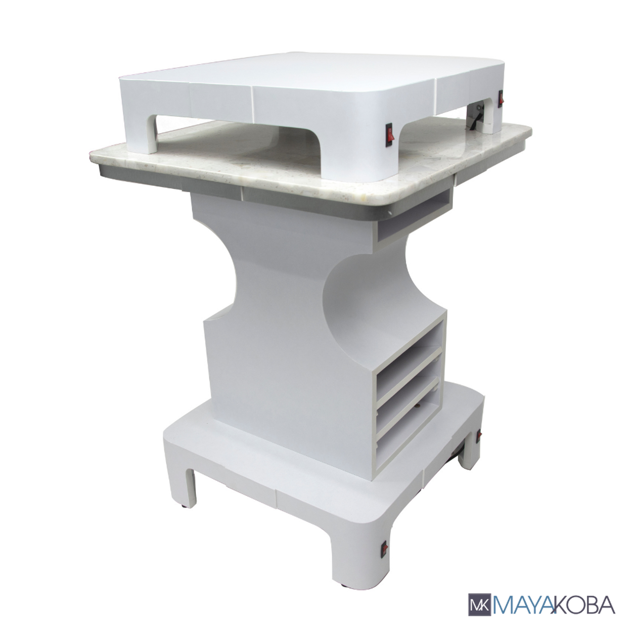 Mesa secadora de uñas cuadrada Sonoma de Mayakoba