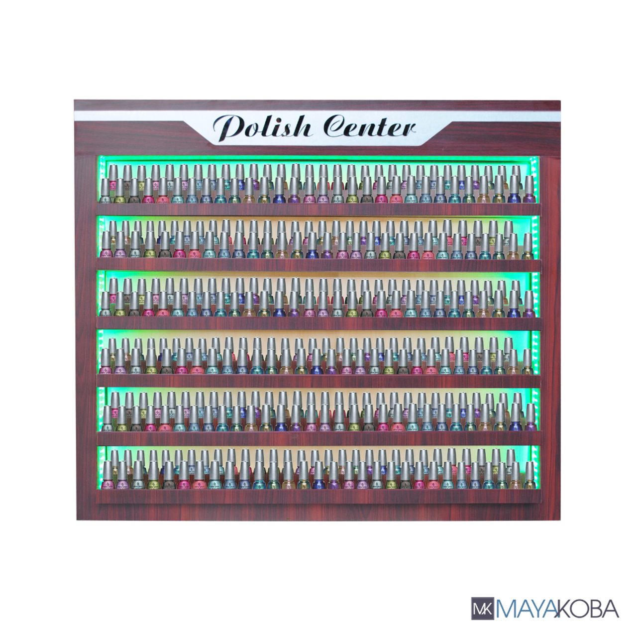 Estante para esmaltes de uñas AVON I con LED de Mayakoba