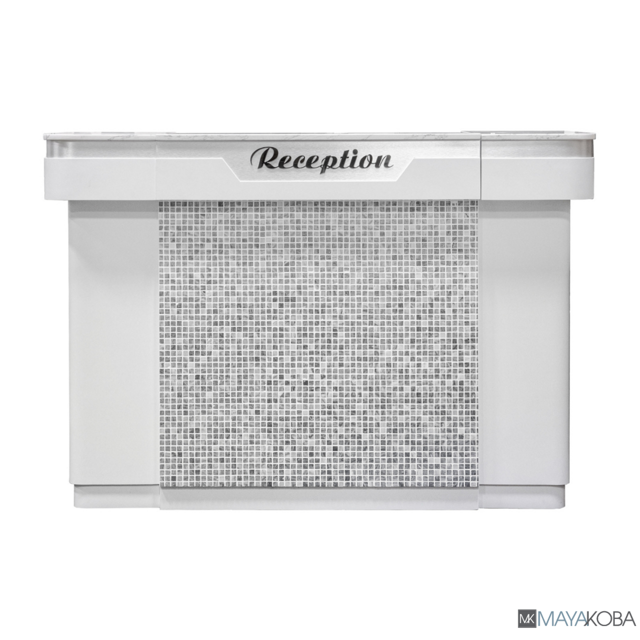 Mesa de recepción SONOMA con mosaico y LED
