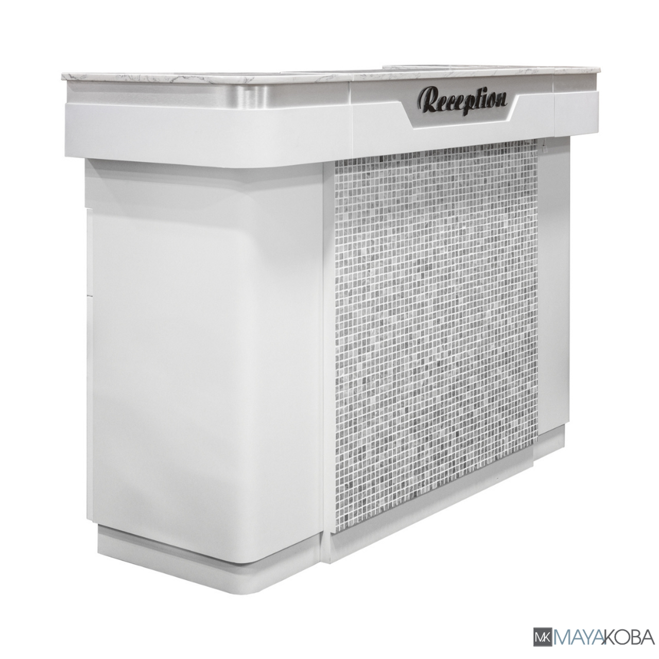 Mesa de recepción SONOMA con mosaico y LED