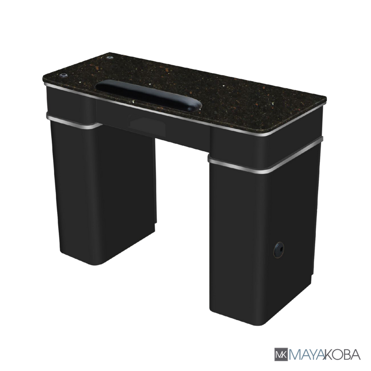 Mesa de manicura Sonoma II (detalles en plata) de Mayakoba