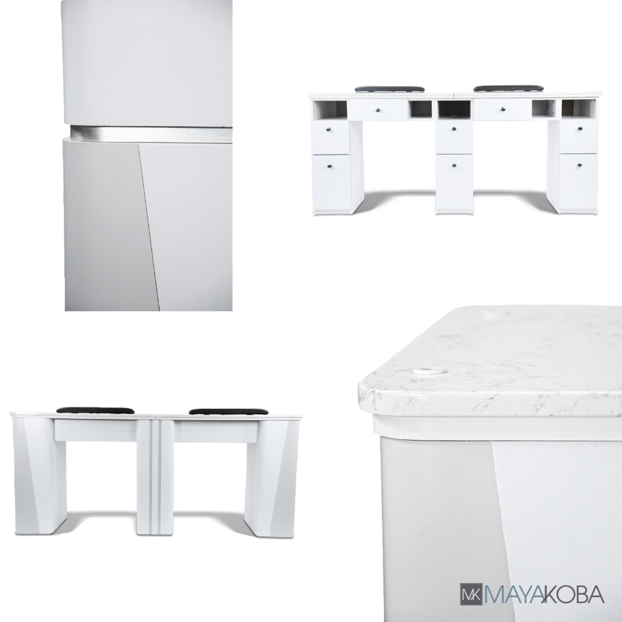 Nova I Double Manicure Table by Mayakoba