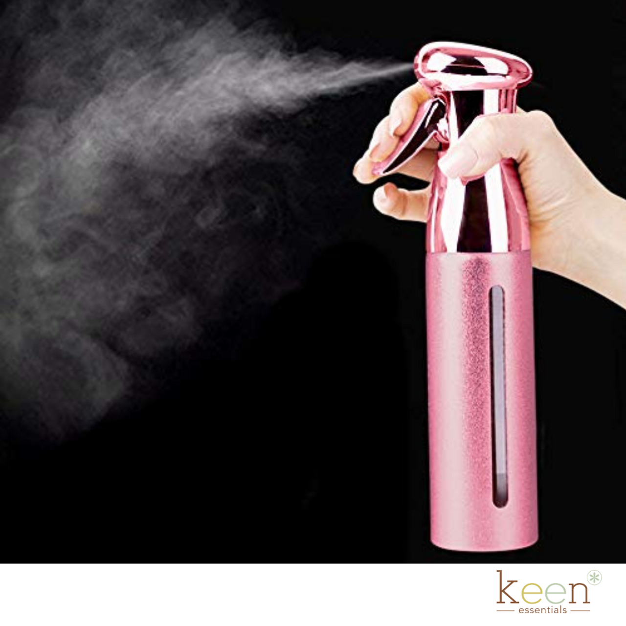 KEEN Essentials Continuous Mist Spray Bottles- 12 oz Aluminum Bottle