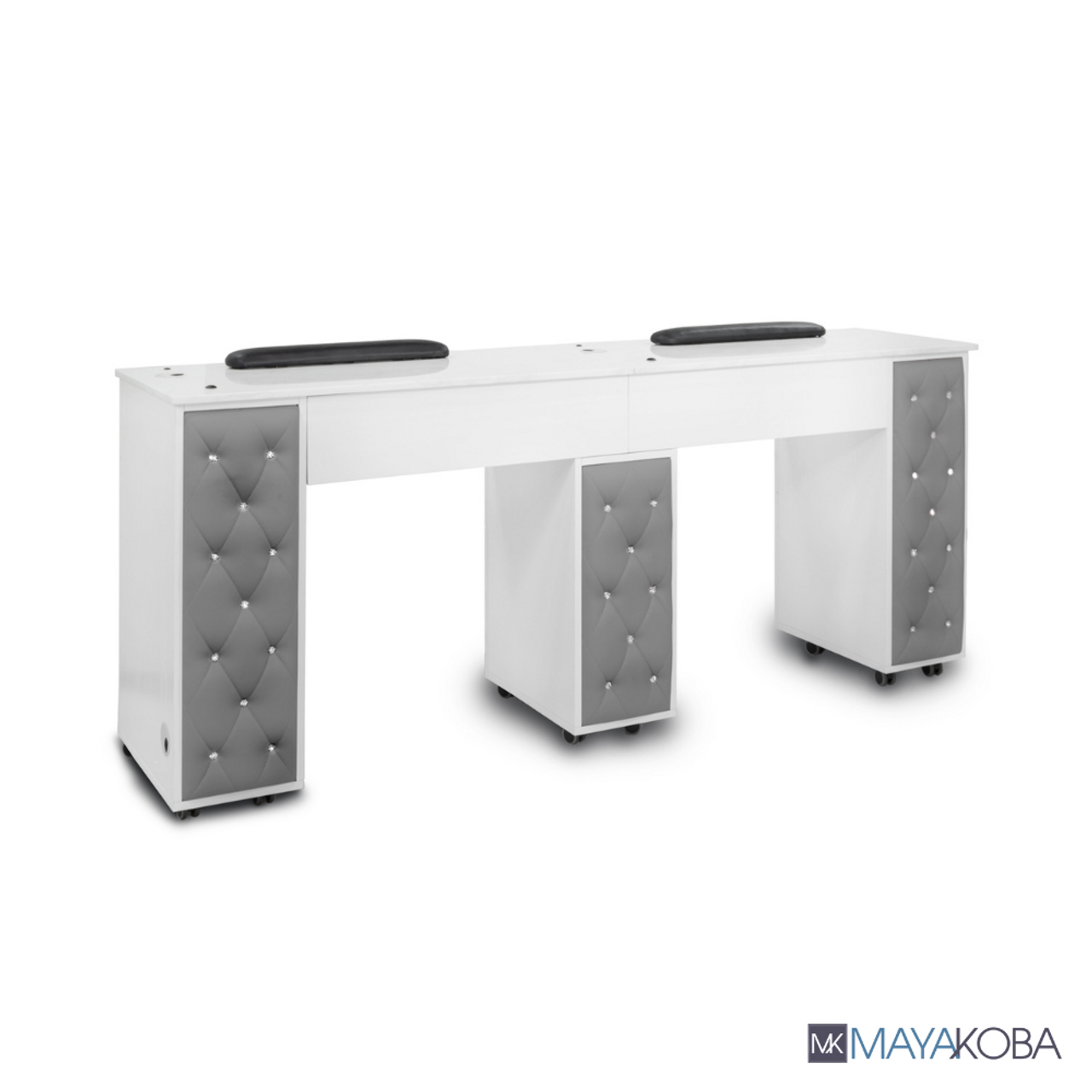 DREXEL Tufted Double Manicure Table