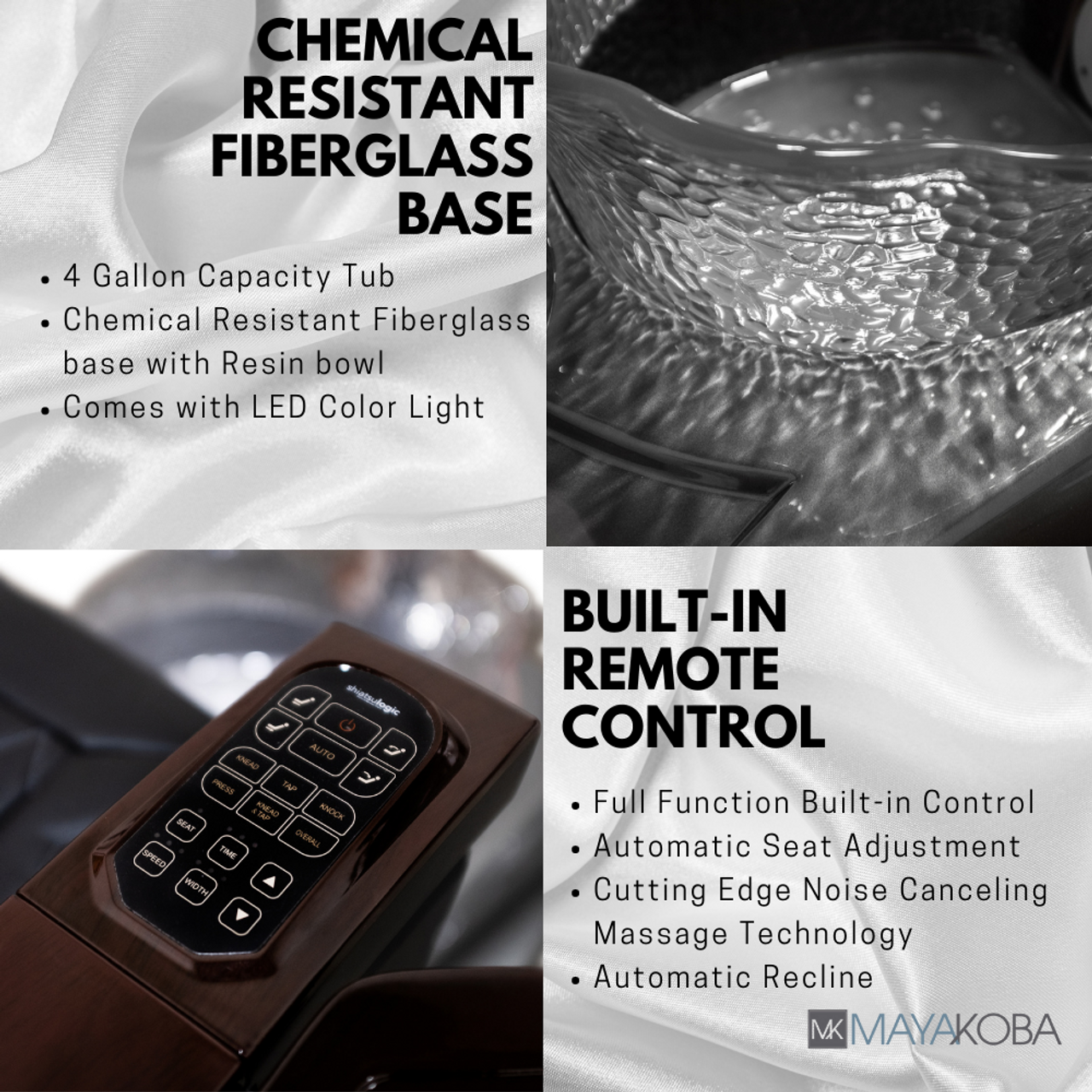 Viggo II Pedicure Spa con sillón LX de Mayakoba