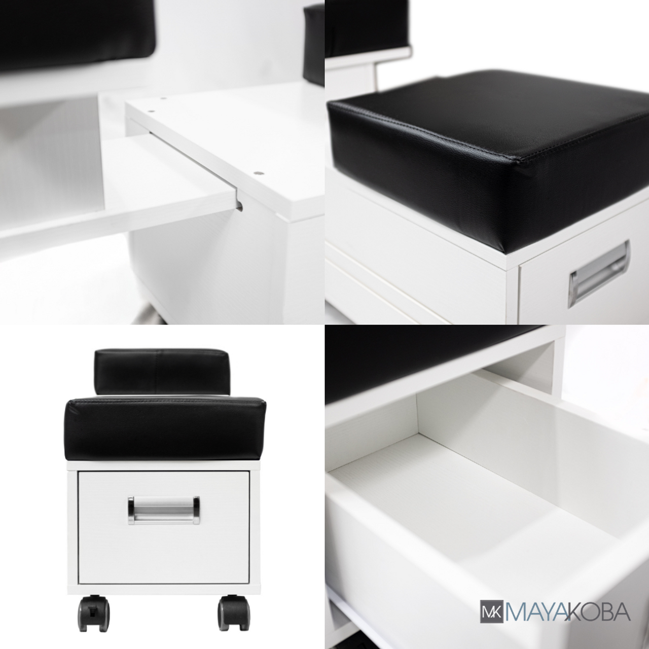 ALERA Pedicart Stool by Mayakoba