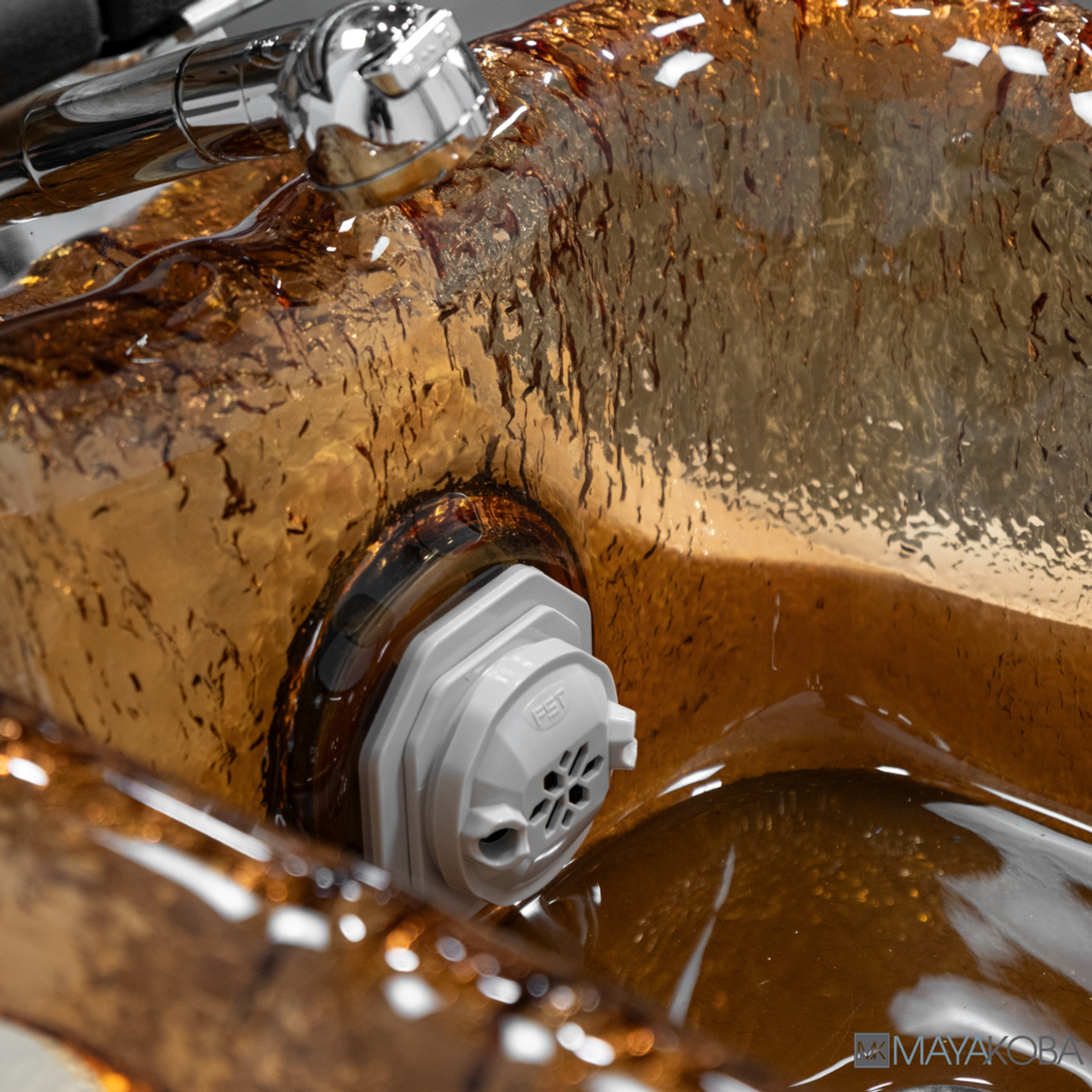 Spa de pedicura PERLA con cubierta de silla FX II de Mayakoba