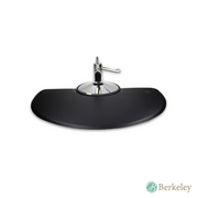 Tapete de salón Deluxe de medio círculo de 3x5 de Berkeley
