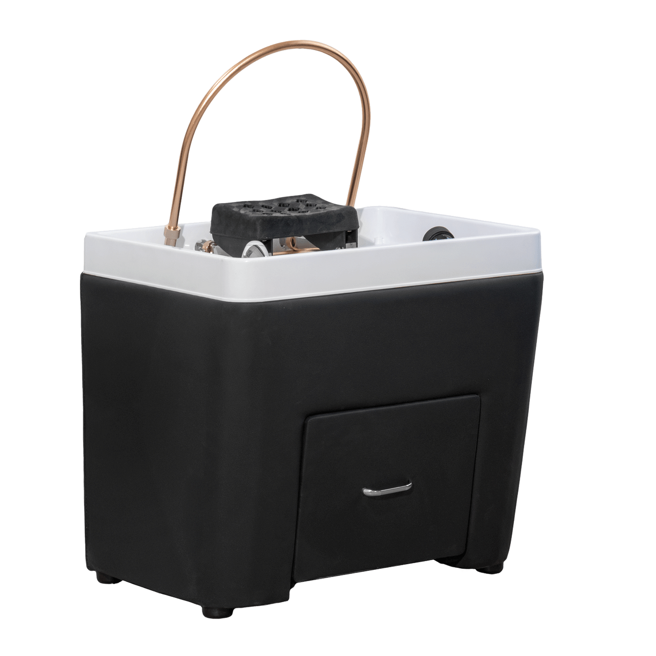 SKYE Plumbing Head Spa Kit without Bed (Black Base White Bowl) by Dermalogic