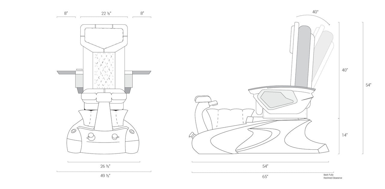 Viggo II Pedicure Spa con sillón LX de Mayakoba