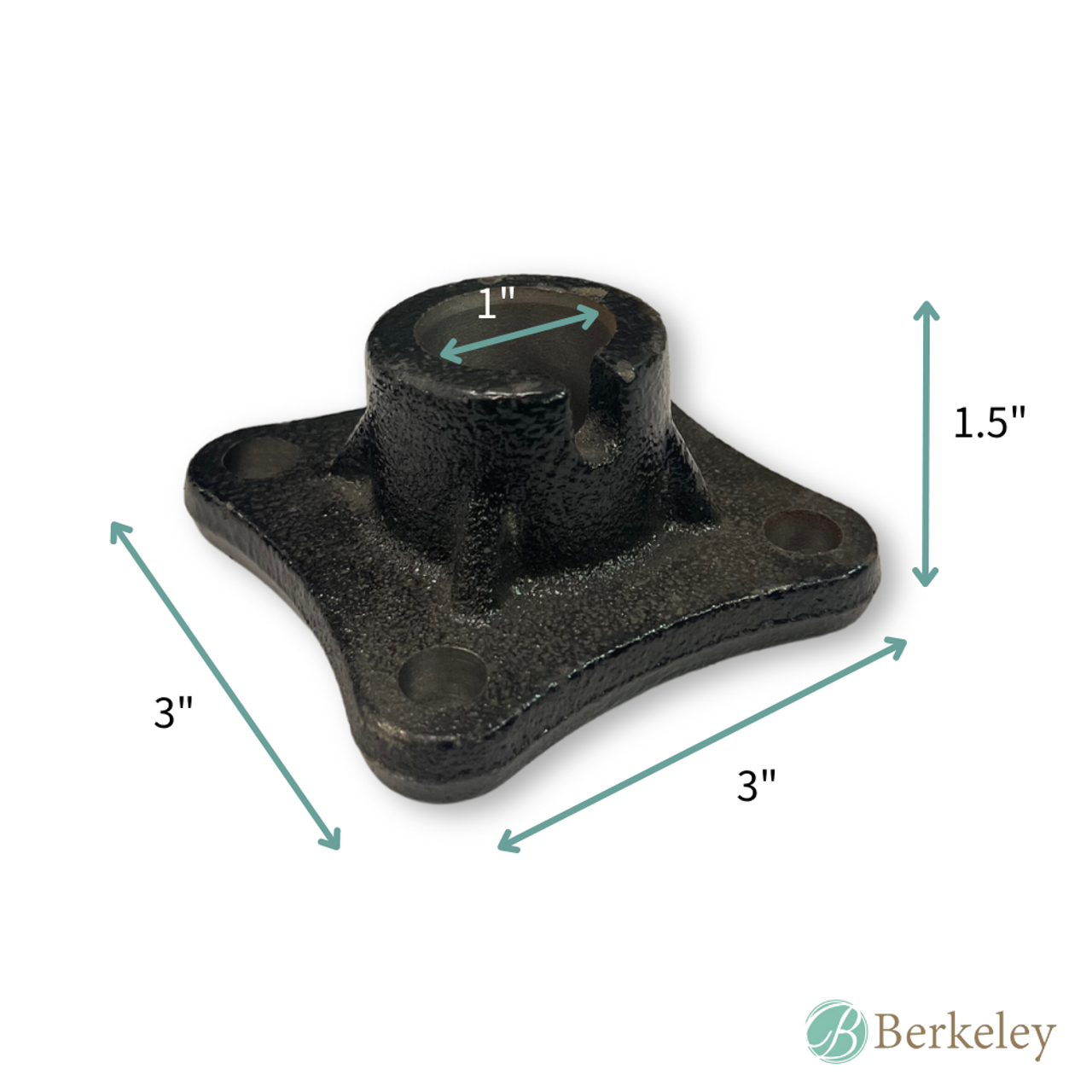 Soporte de metal para silla de peluquería