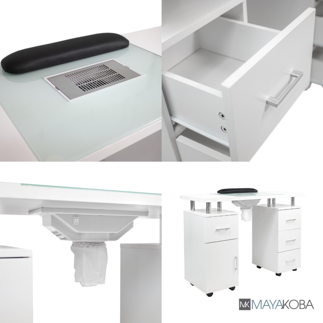 Glasglow II Manicure Table by Mayakoba