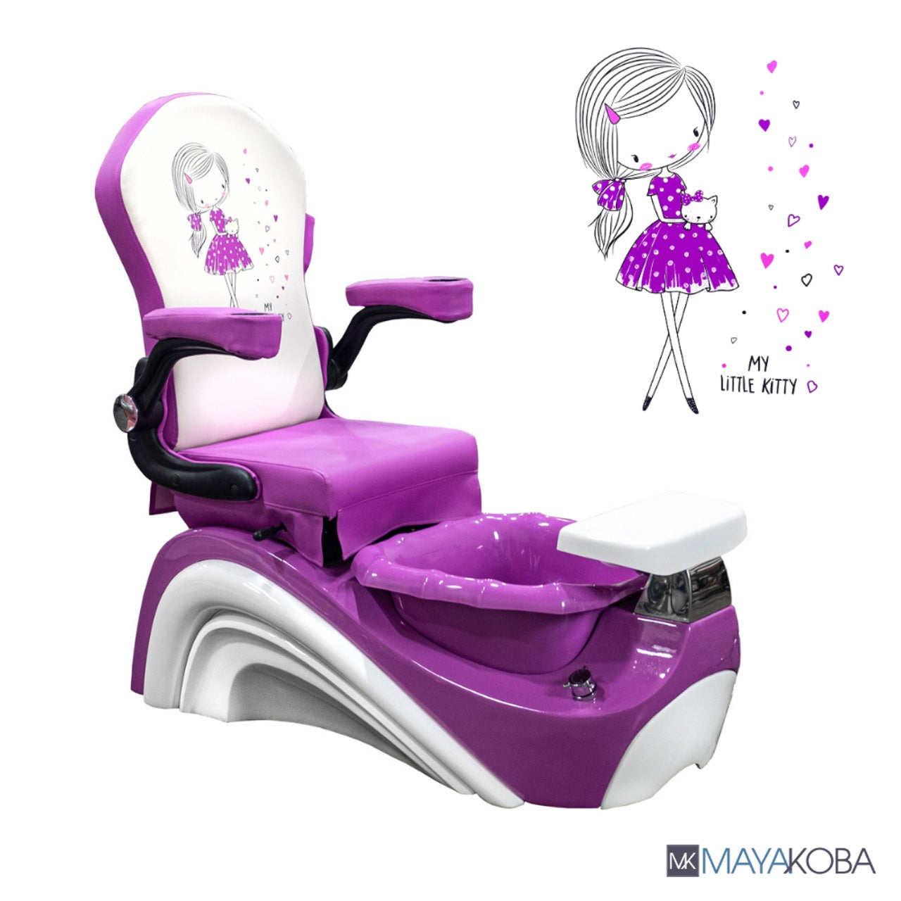 Pedicura infantil Buttercup de Mayakoba 