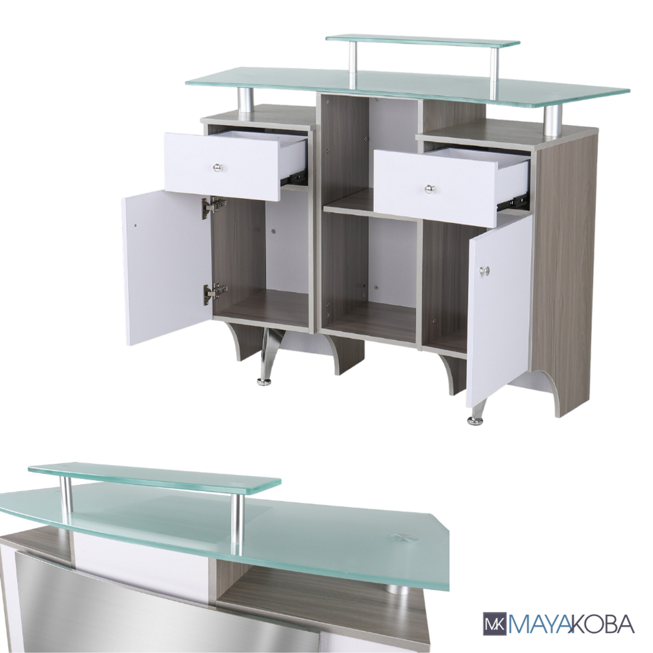 Mesa de recepción Glasglow I de Mayakoba 