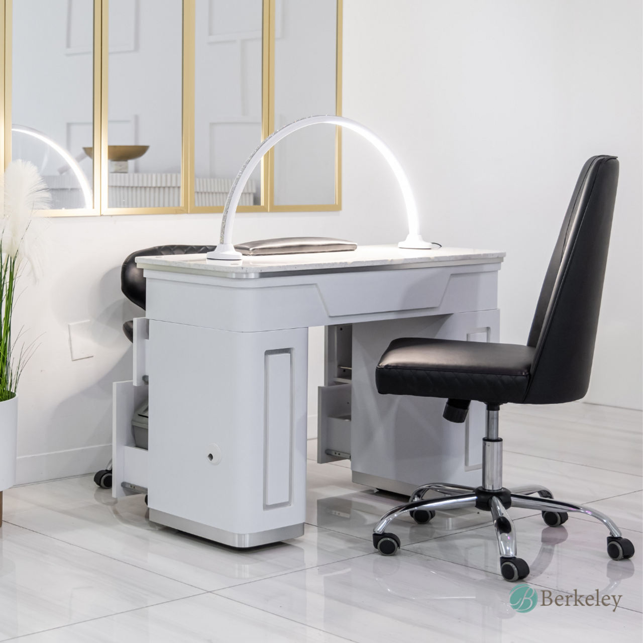 ESTELLE Customer Chair with Rolling Base