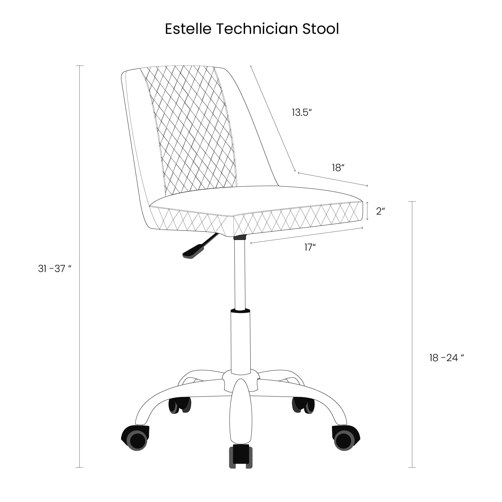 ESTELLE Salon Manicure chair combo