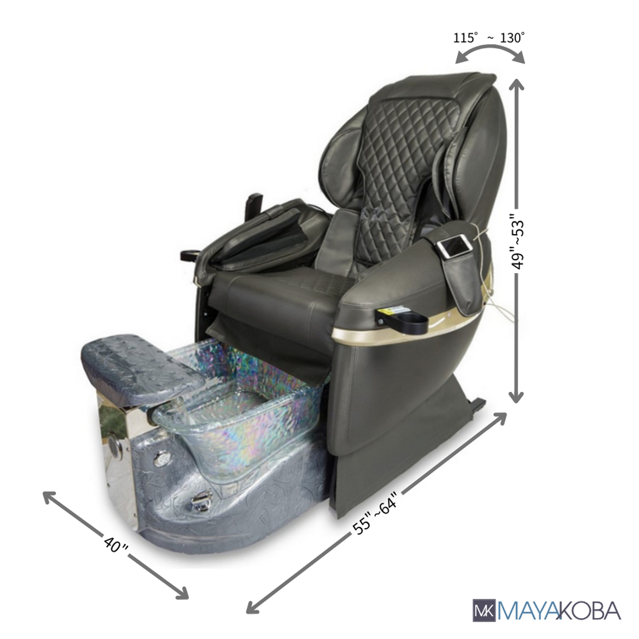 Diva Deluxe  Full-Body Massage Pedicure Spa