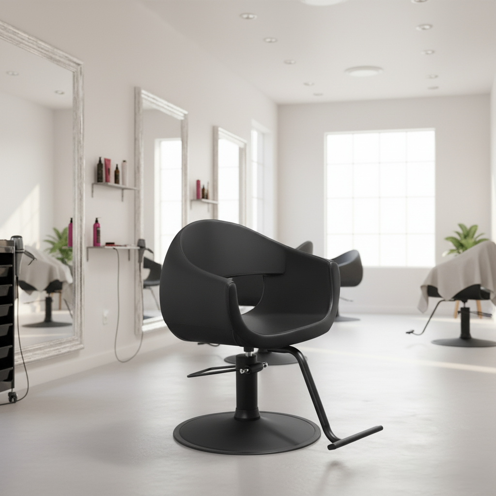 MILLA Styling Chair with A159  Black Base by Berkeley