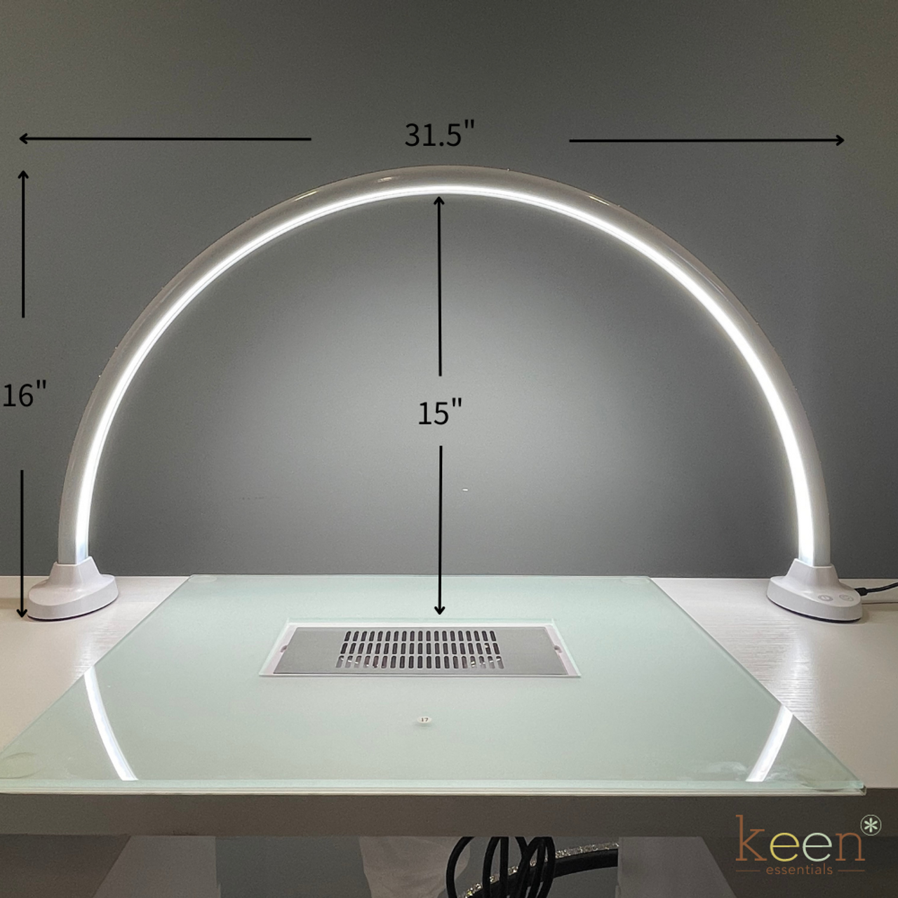Lámpara de mesa LED KEEN LUNA 
