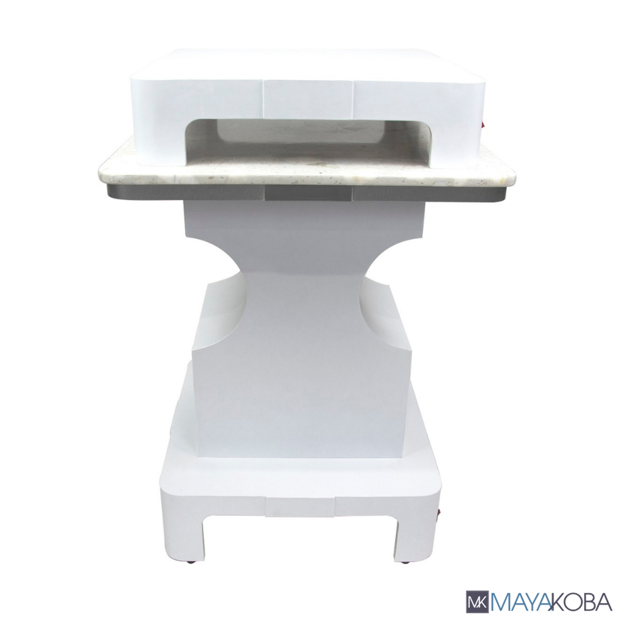 Sonoma Square Nail Dryer Table by Mayakoba