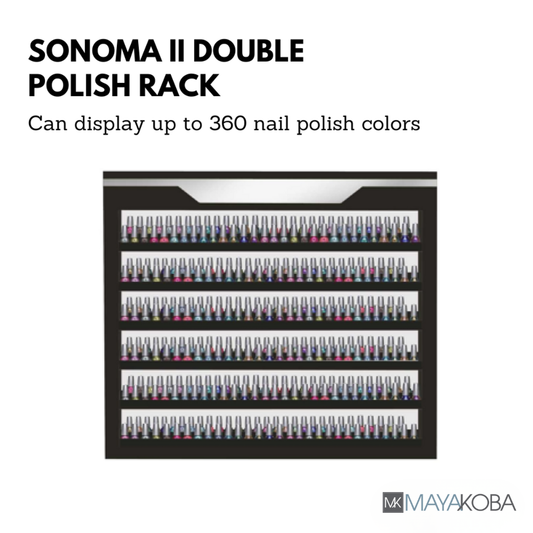 SONOMA II Double Polish Rack by Mayakoba