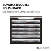 SONOMA II Double Polish Rack by Mayakoba