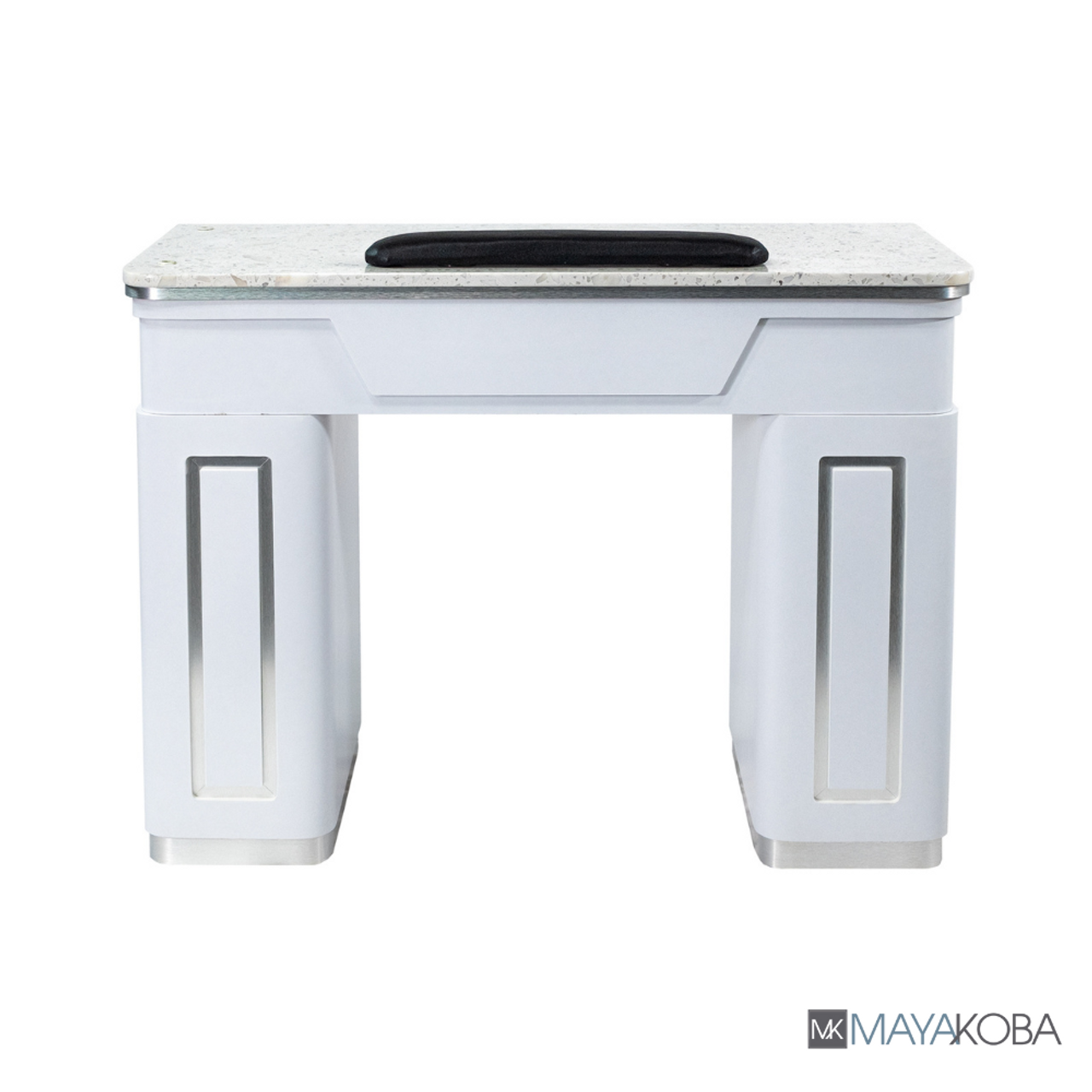 NAPA Manicure Table White/Silver by Mayakoba