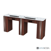 Mesa de manicura doble AVON I de Mayakoba 
