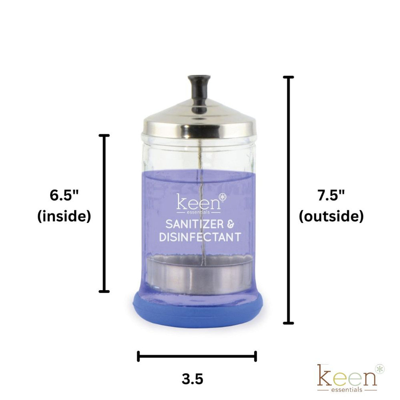 Heavy Duty Sanitizer & Disinfectant Jar 21oz