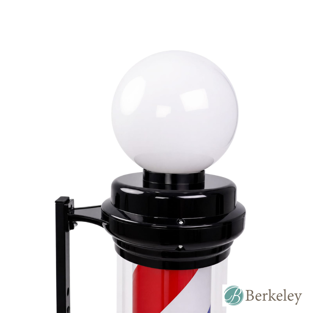 LED Barber Pole with Lamp
