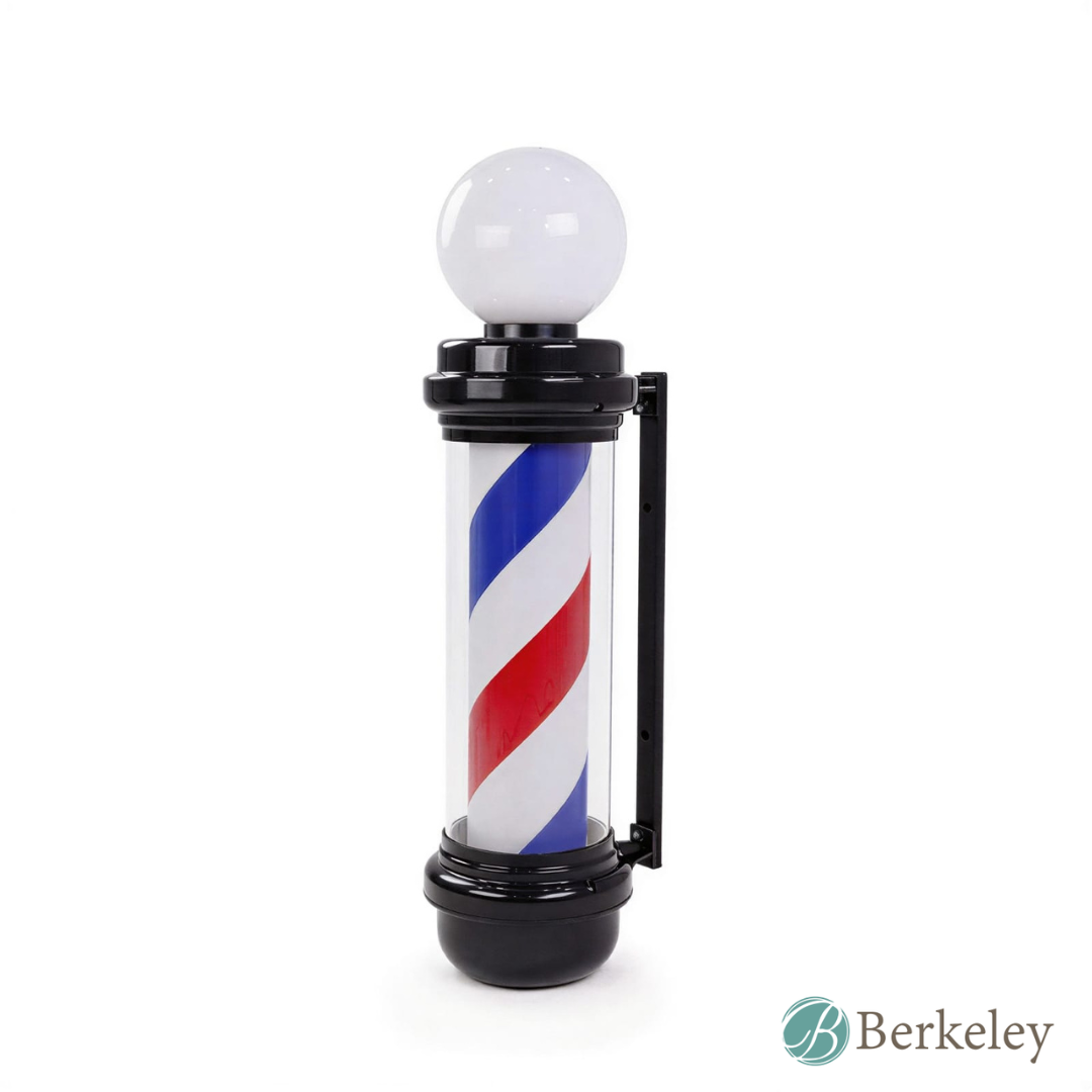 LED Barber Pole with Lamp