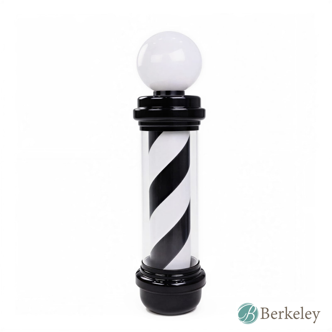 LED Barber Pole with Lamp