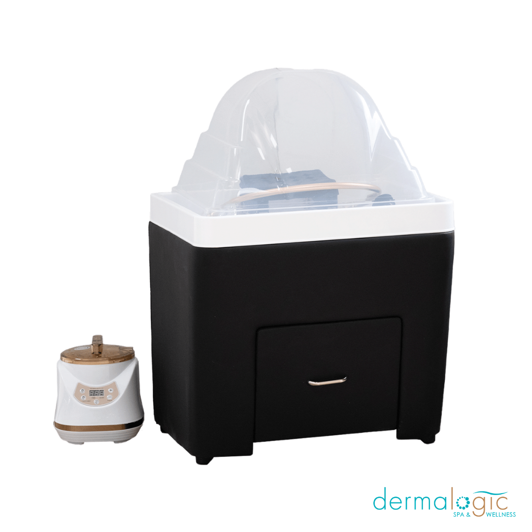 SKYE Plumbing Head Spa Kit without Bed (Black Base White Bowl) by Dermalogic