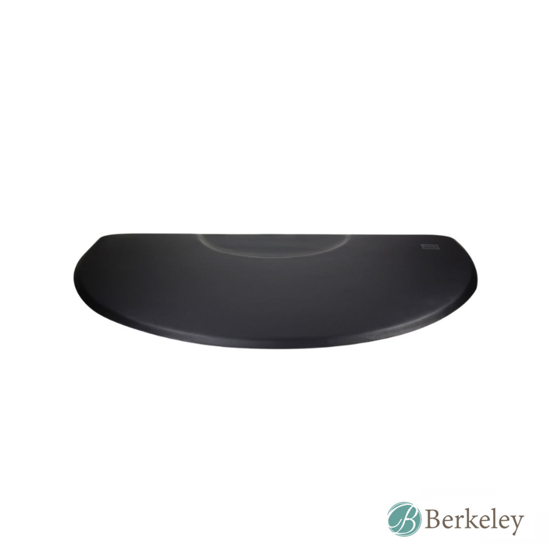 Tapete de salón Deluxe de medio círculo de 3x5 de Berkeley 
