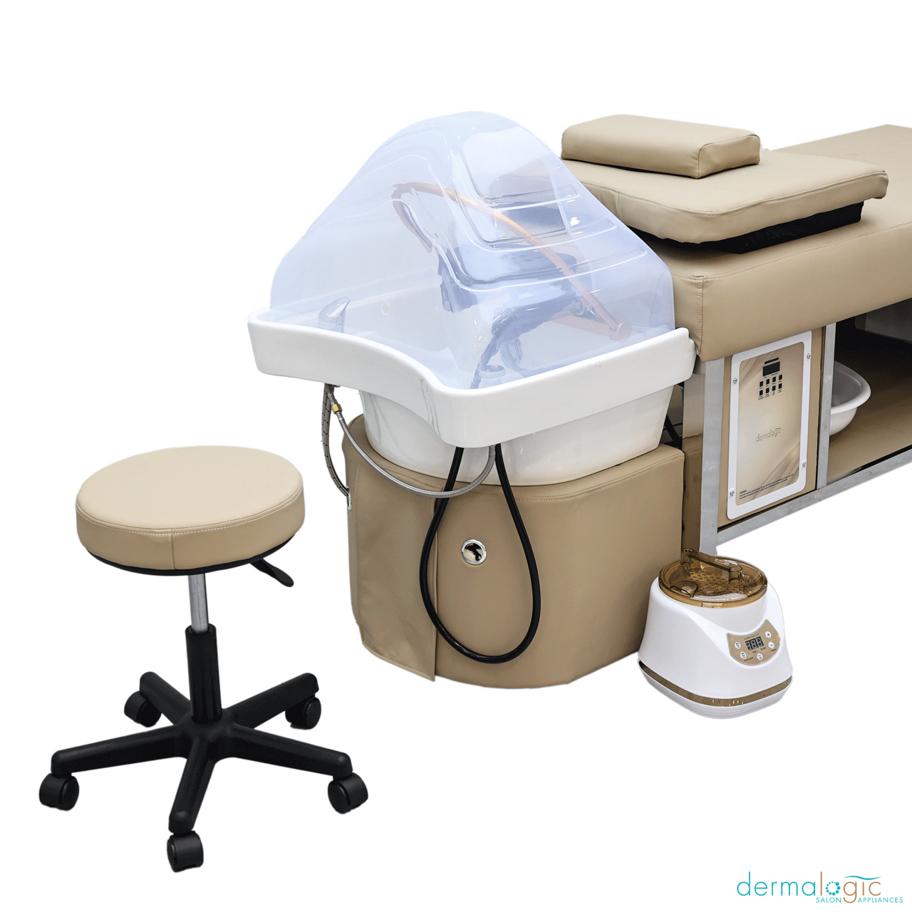 Metro Head Spa & Steam Therapy Treatment Bed by Dermalogic