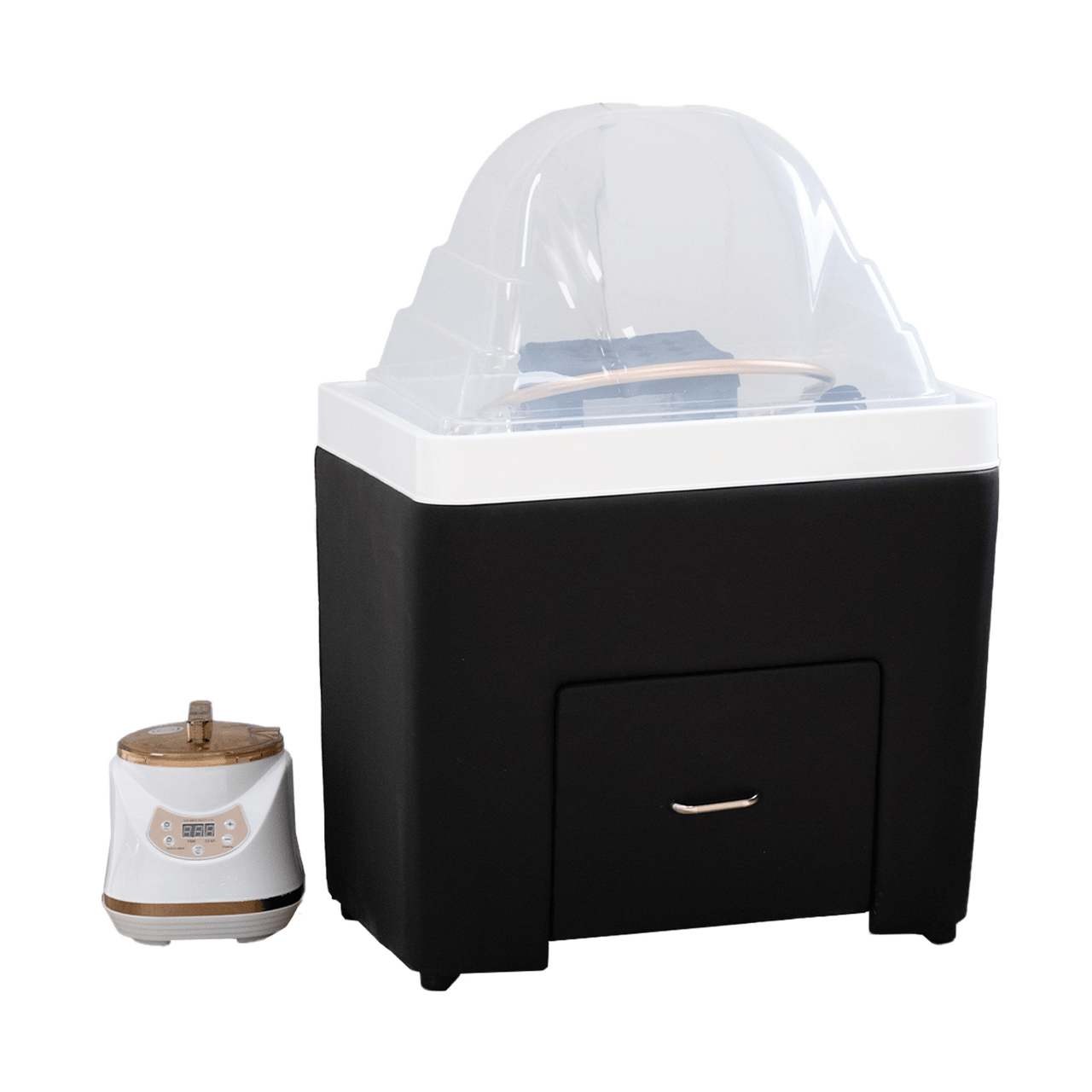 SKYE Plumbing Head Spa Kit without Bed (Black Base White Bowl) by Dermalogic