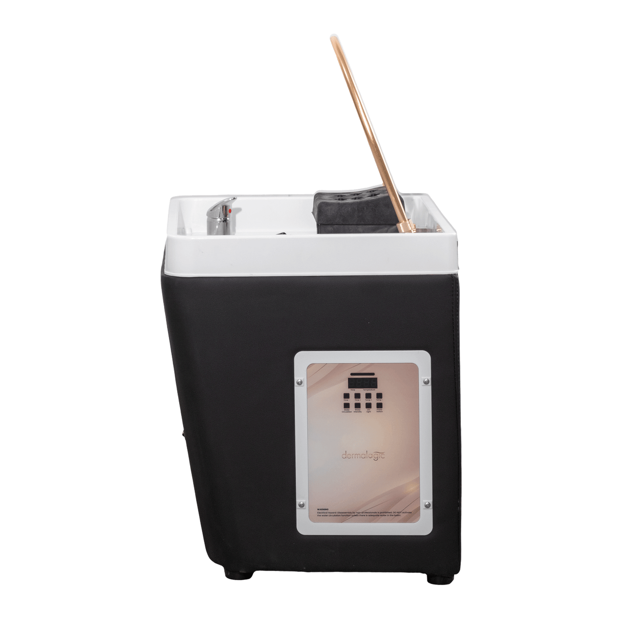 SKYE Plumbing Head Spa Kit without Bed (Black Base White Bowl) by