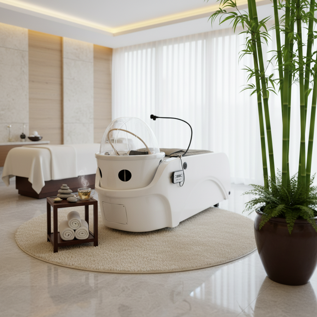 SHIN Premium Head Spa & Steam Therapy Treatment Shampoo Bed by Dermalogic