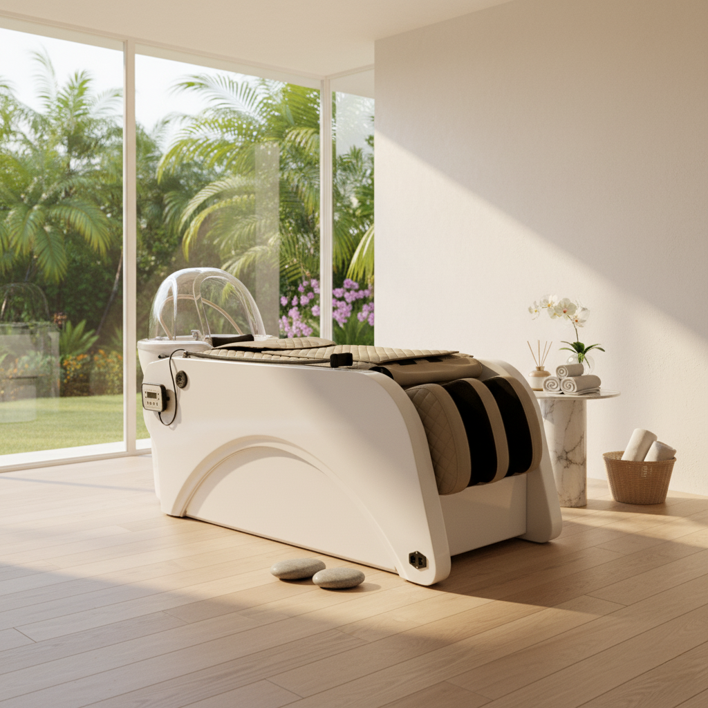 SHIN Premium Head Spa & Steam Therapy Treatment Shampoo Bed by Dermalogic