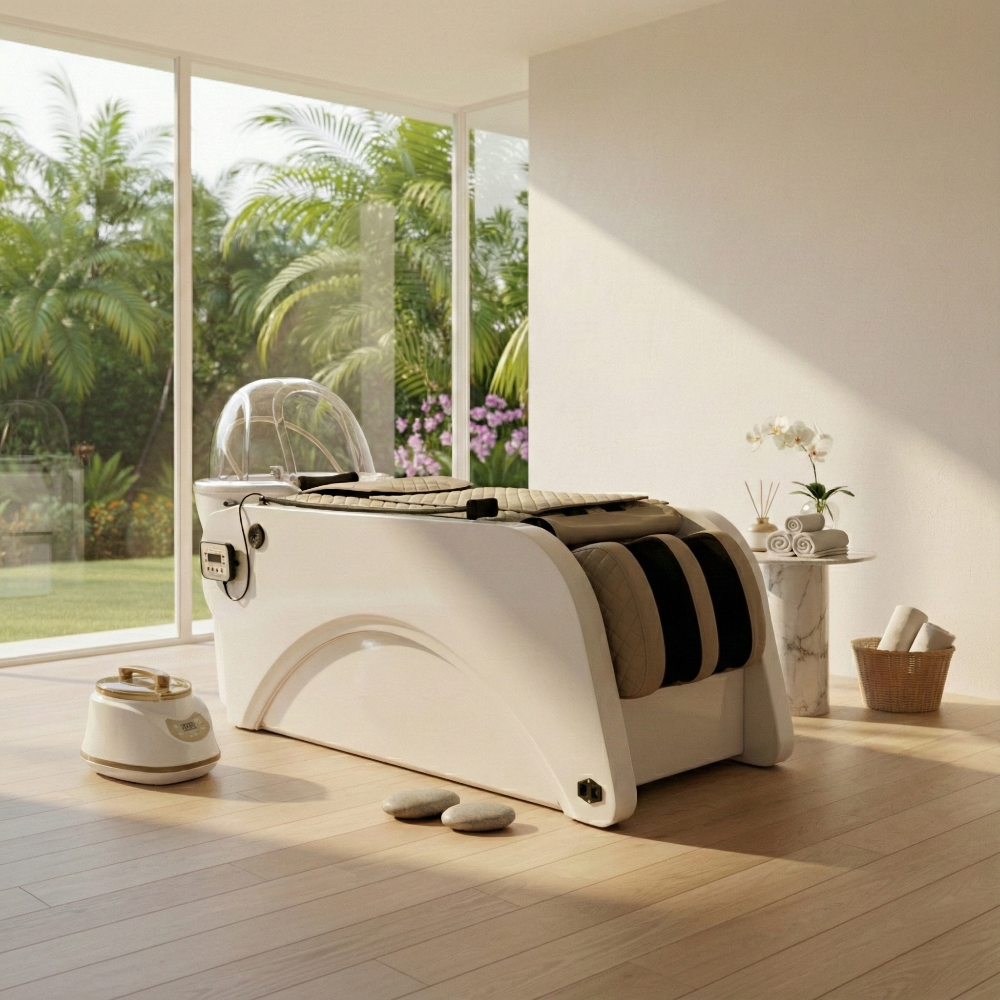 SHIN Premium Head Spa & Steam Therapy Treatment Shampoo Bed by Dermalogic