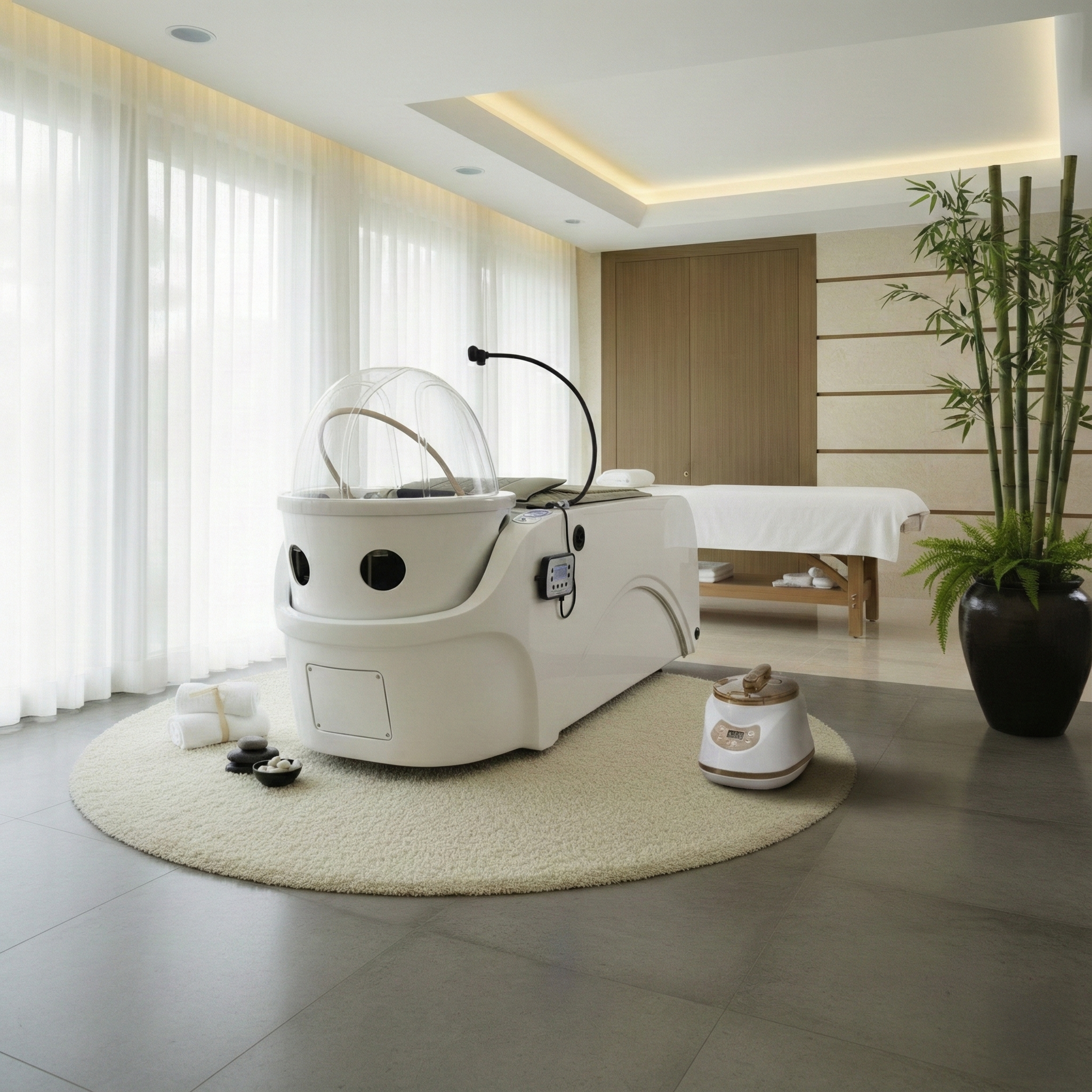 SHIN Premium Head Spa & Steam Therapy Treatment Shampoo Bed by Dermalogic