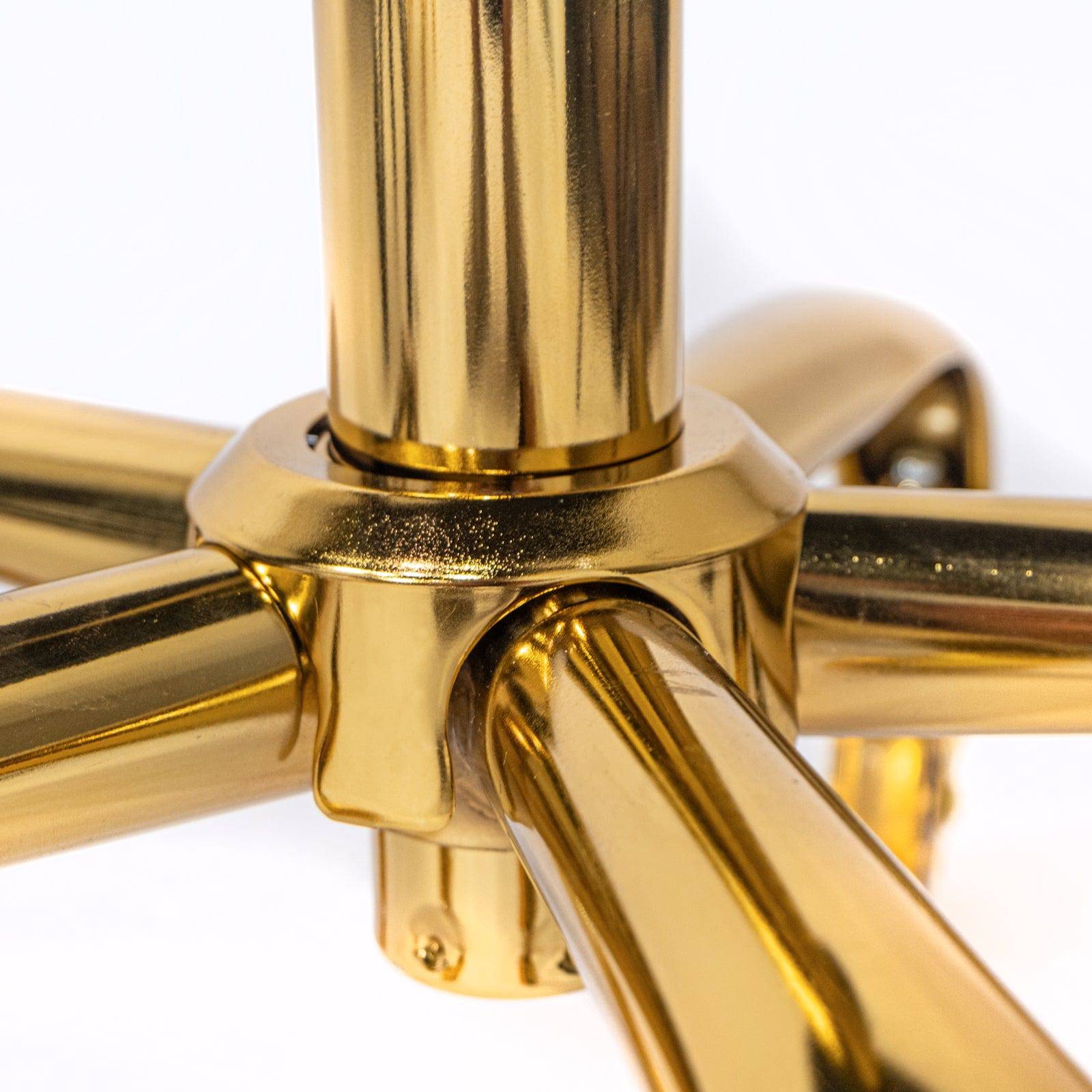 HUGO Pedicure Stool & Manicure Chair (GOLD Casters)