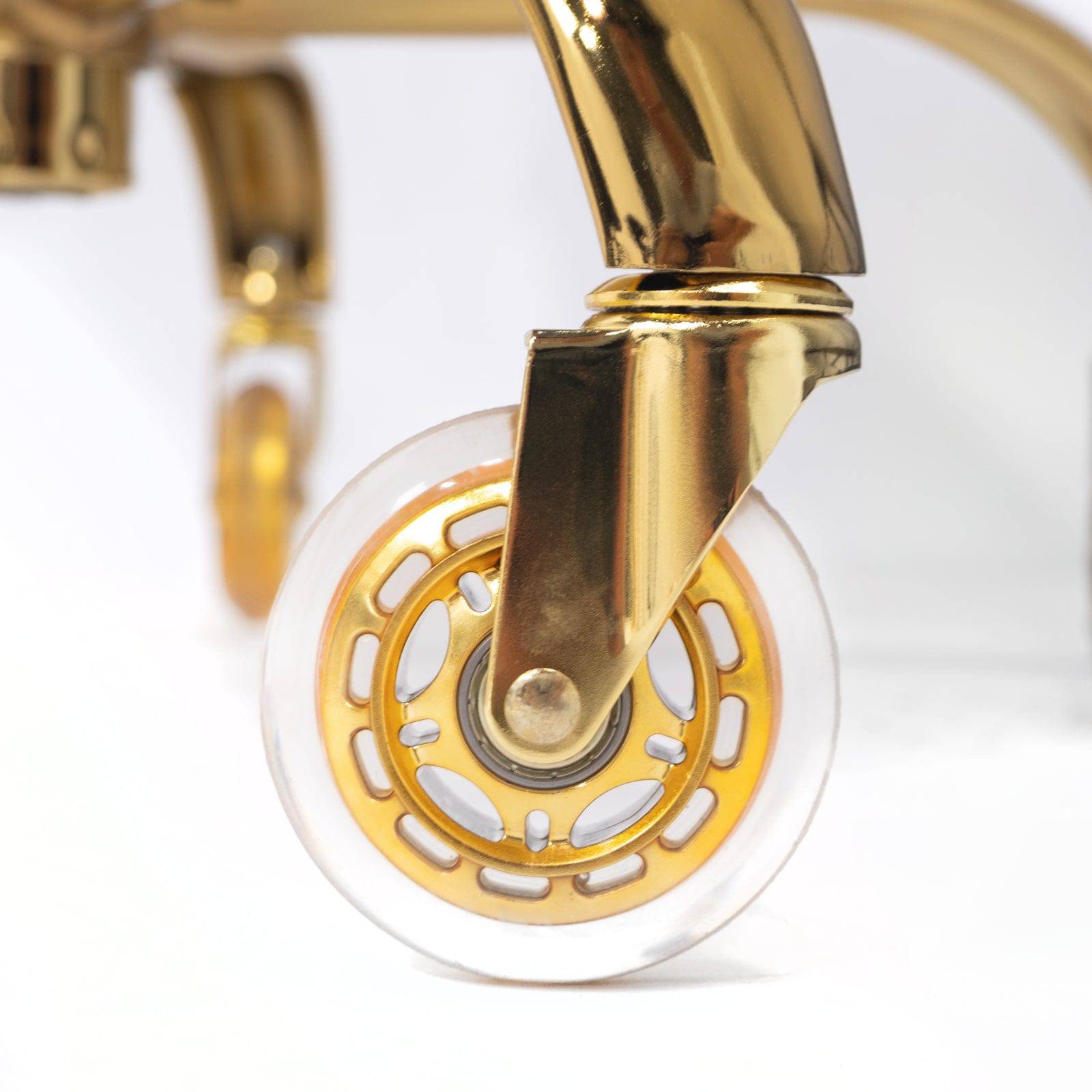 HUGO Pedicure Stool & Manicure Chair (GOLD Casters)