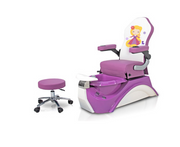 Purple Rapunzel Kid's Pedicure Spa